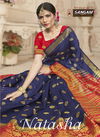 Sangam Natasha Latest Fancy Designer Festive Wear Pure Soft Silk Sarees 